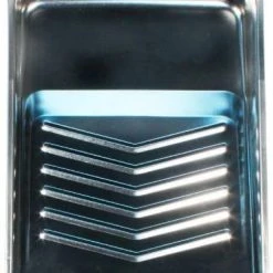 Linzer RM400 Shallow Metal Paint Tray w/ Ladder Lock Grips - 1 Qt