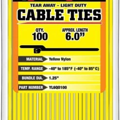 Pro Tie Quick-Off Tear Away Cable Ties 100 PC 5 Pro Tie Quick-Off Tear Away Cable Ties 100 PC -Home Improvement Sales Shop screenshot 2021 02 04 102841