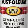 Rust-Oleum Stops Rust Protective Enamel Semi-Gloss Spray - 12 oz 2 Rust-Oleum Stops Rust Protective Enamel Semi-Gloss Spray - 12 oz -Home Improvement Sales Shop semi gloss black