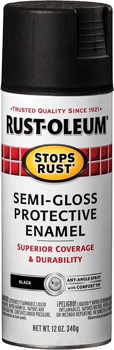 Rust-Oleum Stops Rust Protective Enamel Semi-Gloss Spray - 12 oz 3 Rust-Oleum Stops Rust Protective Enamel Semi-Gloss Spray - 12 oz