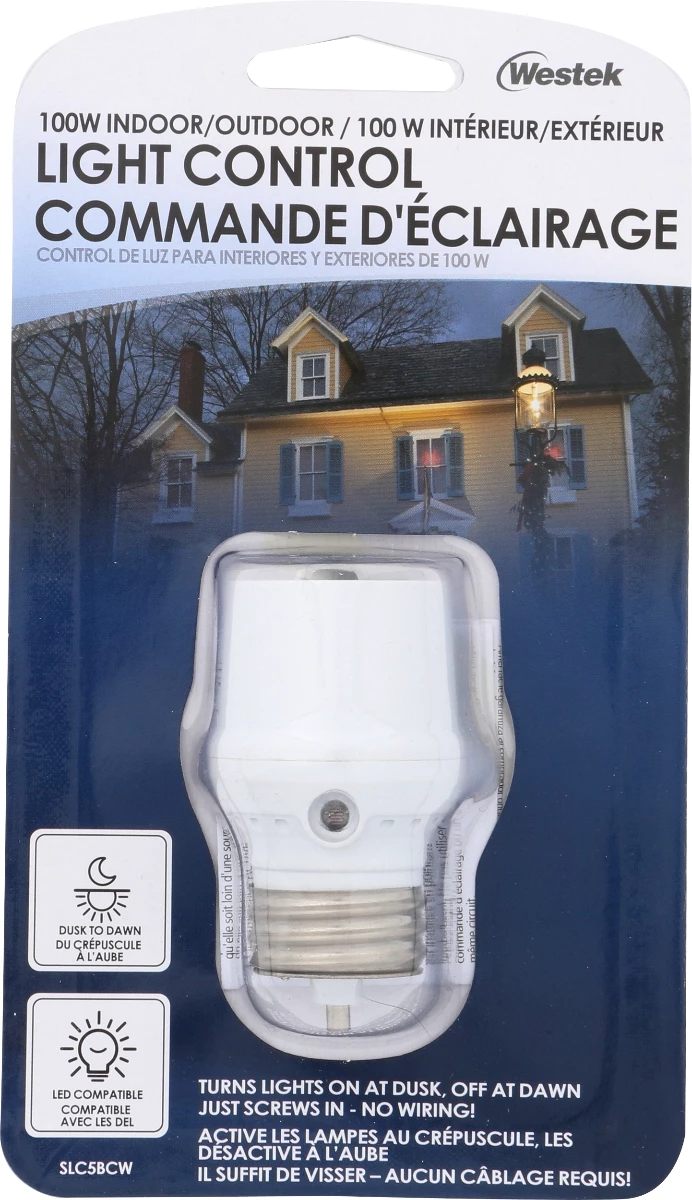 Amertac Indoor/Outdoor Dusk to Dawn Light Control - White 8 Amertac Indoor/Outdoor Dusk to Dawn Light Control - White - Image 6