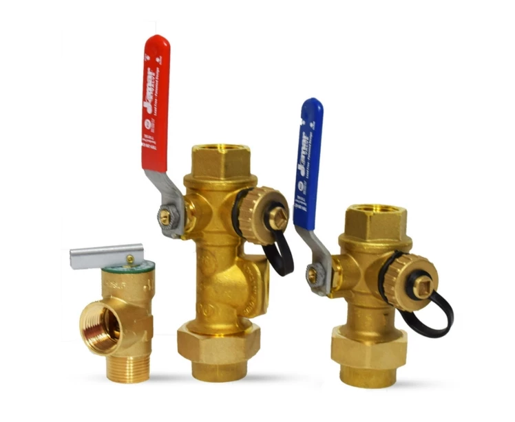 Eccotemp Jomar Lead Free 3/4" Service Valve Kit 3 Eccotemp Jomar Lead Free 3/4" Service Valve Kit