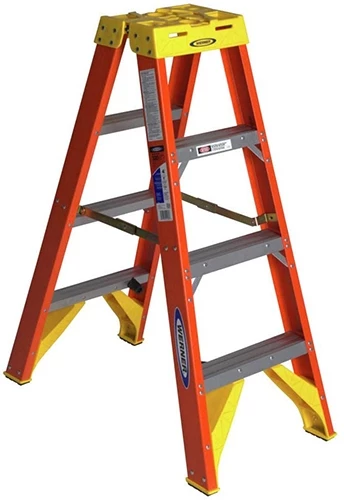 Werner 4 ft Type IA Fiberglass Twin Ladder 3 Werner 4 ft Type IA Fiberglass Twin Ladder