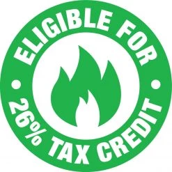 Fire Chief 2020 EPA Certified Wood Burning Indoor Furnace -Home Improvement Sales Shop tax graphic circle 4 4 1