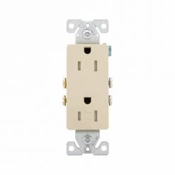 Eaton Residential Grade Decorator Duplex Receptacle 6 Eaton Residential Grade Decorator Duplex Receptacle -Home Improvement Sales Shop tr1107v