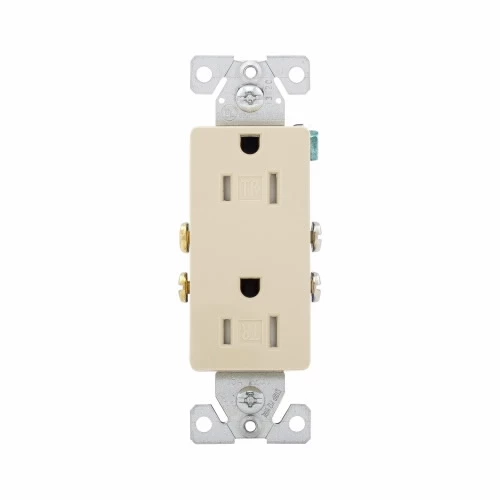 Eaton Residential Grade Decorator Duplex Receptacle 4 Eaton Residential Grade Decorator Duplex Receptacle - Image 2