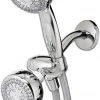 WATERPIK Elements Showerhead, Fixed-Mount, 5 Settings, Chrome Finish -Home Improvement Sales Shop trs523e chrome waterpik dual shower heads 1 1
