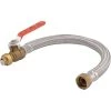 SharkBite Stainless Steel Braided Flexible Water Heater Connector with Ball Valve - 18 inch -Home Improvement Sales Shop u3068flex18bvlf