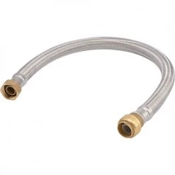 SharkBite Stainless Steel Braided Flexible Water Heater Connector - 3/4 in PTF x 3/4 in FIP -Home Improvement Sales Shop u3088flex24lf