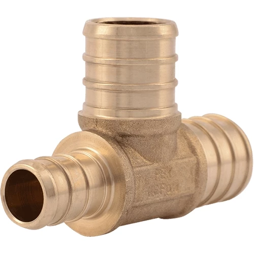 SharkBite Brass Crimp Reducing Tee 6 SharkBite Brass Crimp Reducing Tee - Image 4