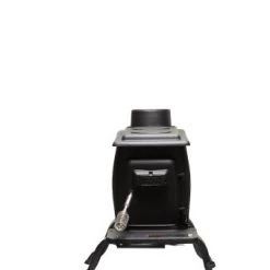 US Stove Small Logwood Cast Iron Stove - 900 sq. ft. EPA Approved 2020 -Home Improvement Sales Shop us1269e front view straight on