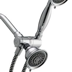 WATERPIK Design Essential Showerhead, Fixed-Mount, 3 Settings, Chrome