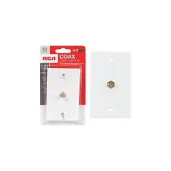 Audiovox RCA Coaxial Single Wall Plate 6 Audiovox RCA Coaxial Single Wall Plate -Home Improvement Sales Shop vh61r 1 1