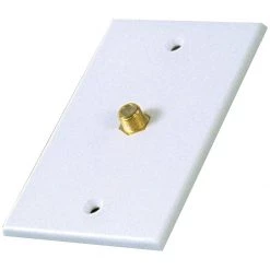 Audiovox RCA Coaxial Single Wall Plate