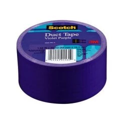 Scotch Colored Duct Tape - 20 yards -Home Improvement Sales Shop violet purple