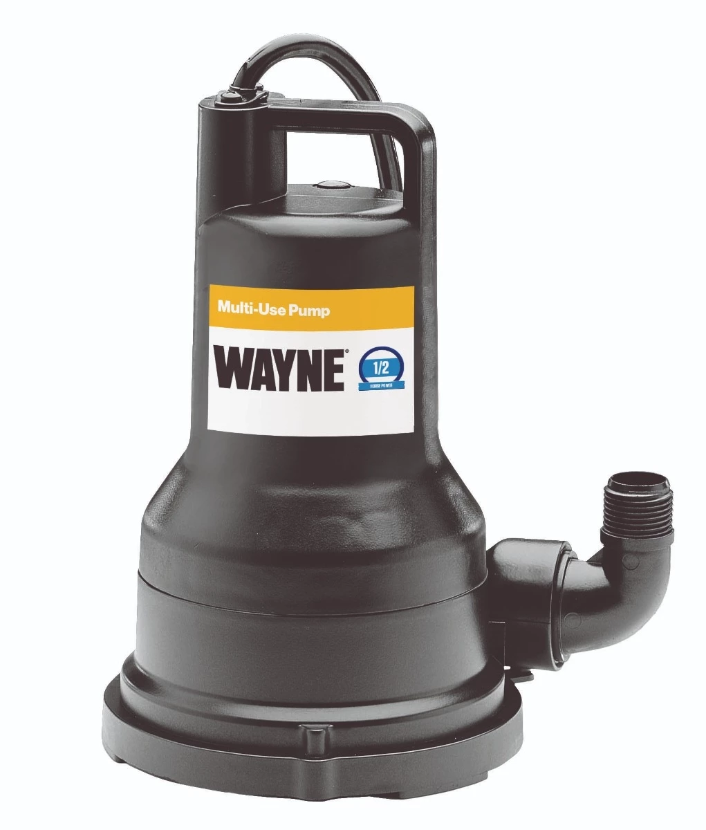 Wayne 1/2 HP Thermoplastic Submersible Utility Pump 3 Wayne 1/2 HP Thermoplastic Submersible Utility Pump