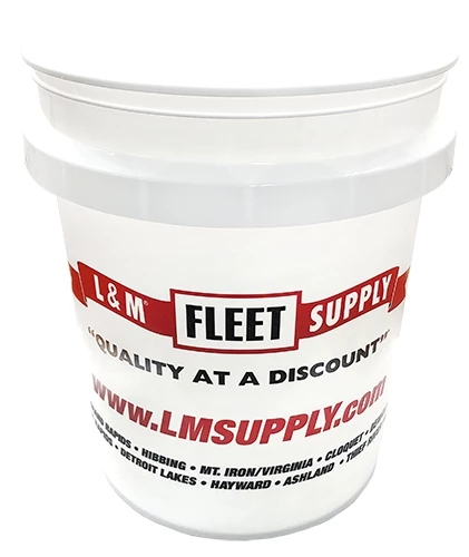 L & M Fleet Supply 70 mil 5-Gallon Plastic Bucket 3 L & M Fleet Supply 70 mil 5-Gallon Plastic Bucket