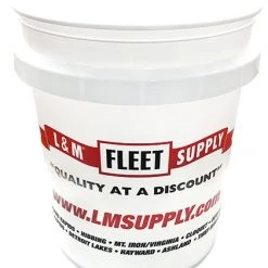 L & M Fleet Supply 70 mil 5-Gallon Plastic Bucket